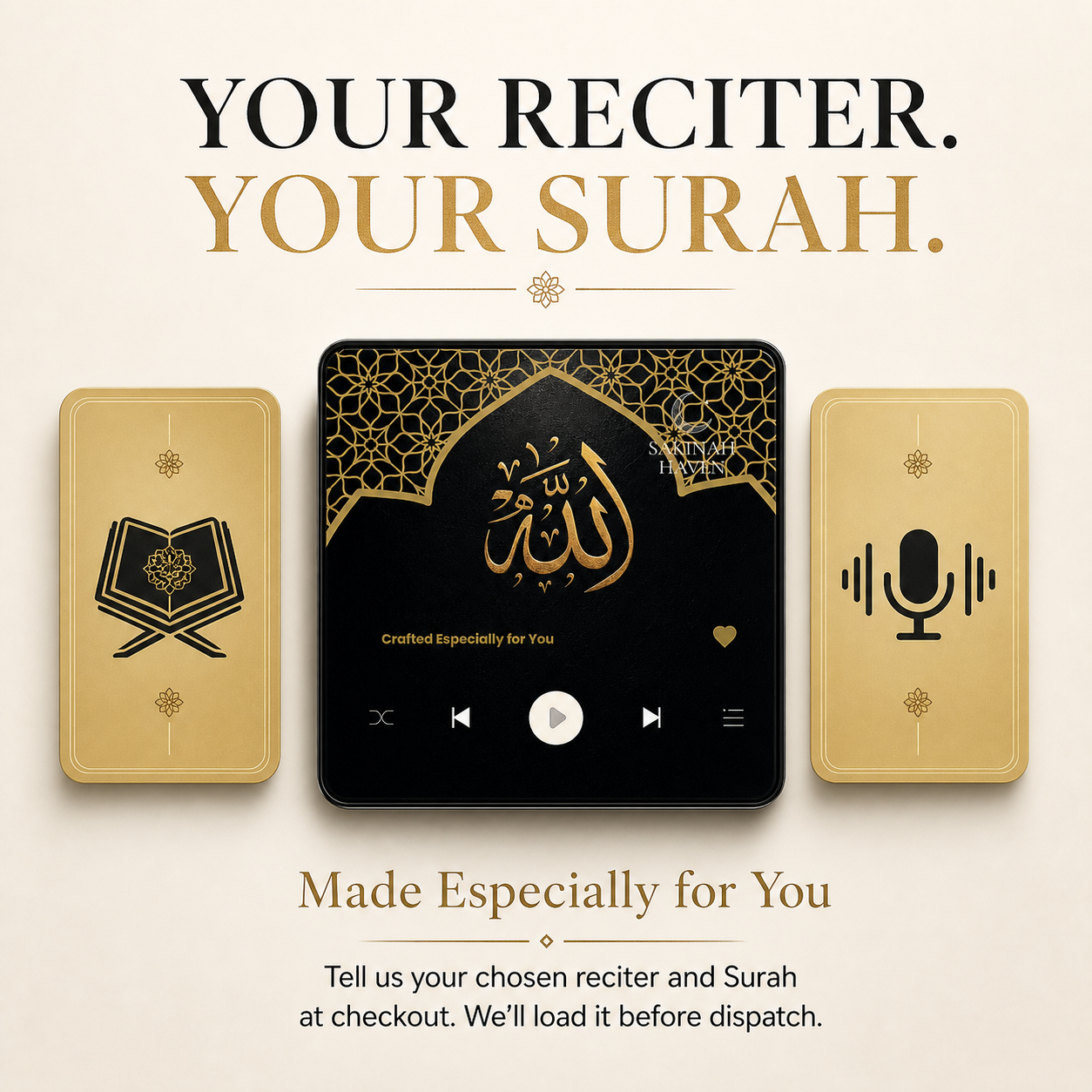 Crafted Audio Magnet – Custom Islamic Audio
