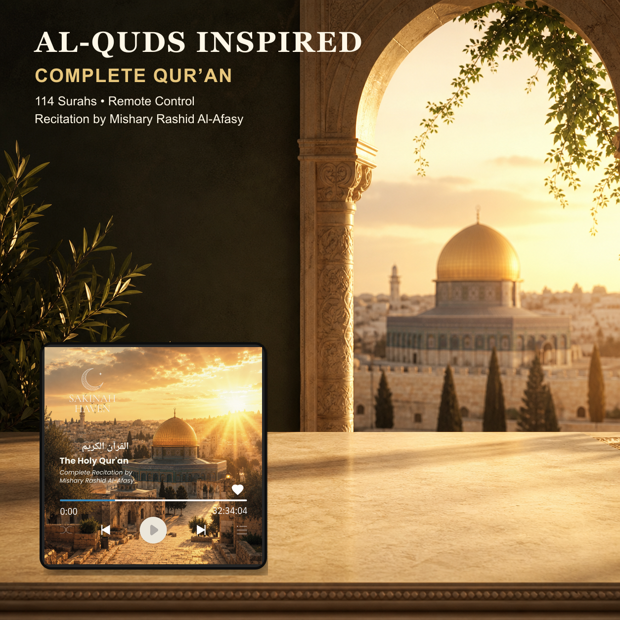 Complete Qur’an Audio Magnet with Remote – 114 Surahs